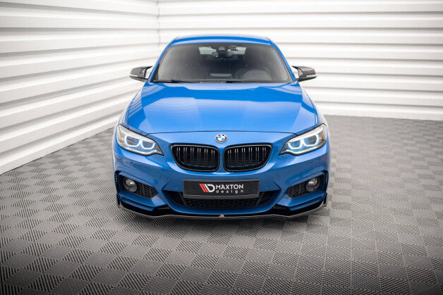 Frontlippe V.1 passend für BMW 2 M-Paket F22 schwarz Hochglanz