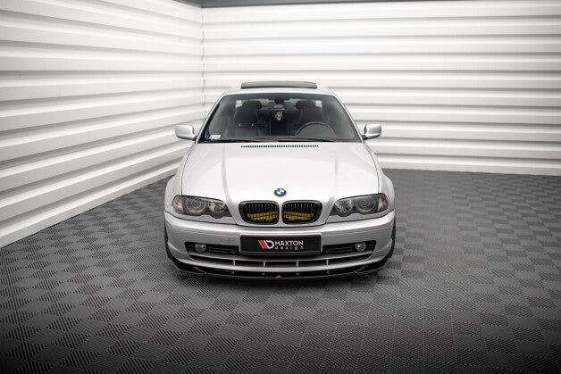 Frontlippe V.1 passend für BMW 3er Coupe E46 schwarz Hochglanz