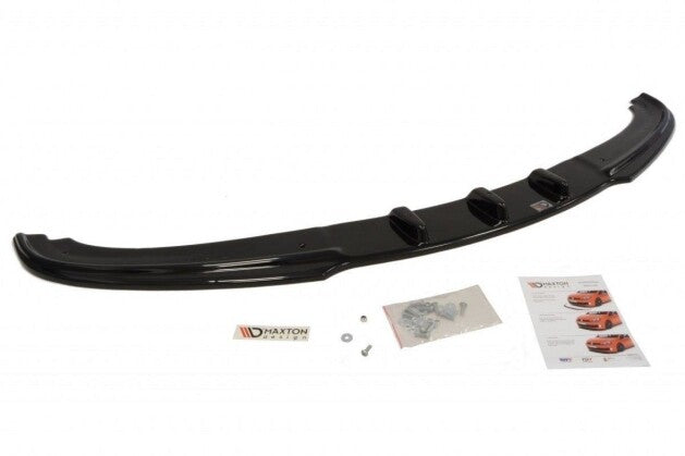 Frontlippe V.1 passend für BMW 3er E90 / E91 FL schwarz Hochglanz