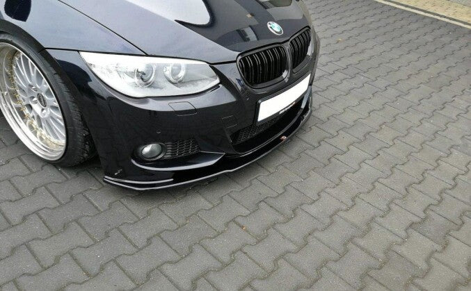 Frontlippe V.1 passend für BMW 3er E92 M Paket FL schwarz Hochglanz