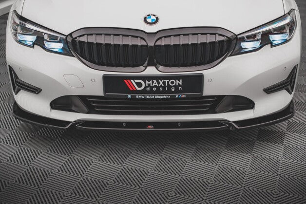 Frontlippe V.1 passend für BMW 3er G20 / G21 schwarz Hochglanz