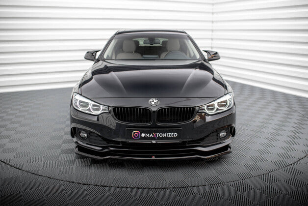 Frontlippe V.1 passend für BMW 4er Coupe / Gran Coupe / Cabrio F32 / F36 / F33 schwarz Hochglanz