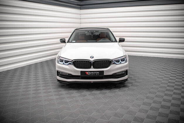 Frontlippe V.1 passend für BMW 5er G30 / G31 schwarz Hochglanz