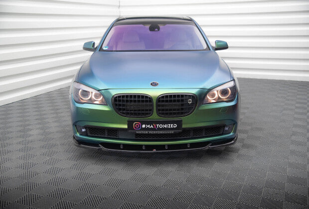 Frontlippe V.1 passend für BMW 7 F01 schwarz Hochglanz