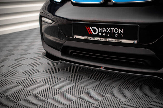 Frontlippe V.1 passend für BMW i3 S Mk1 FL schwarz Hochglanz