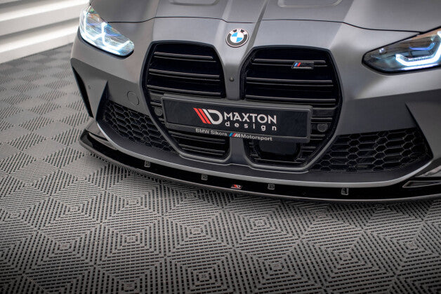 Frontlippe V.1 passend für BMW M3 / M4 G80 / G81 / G82 schwarz Hochglanz