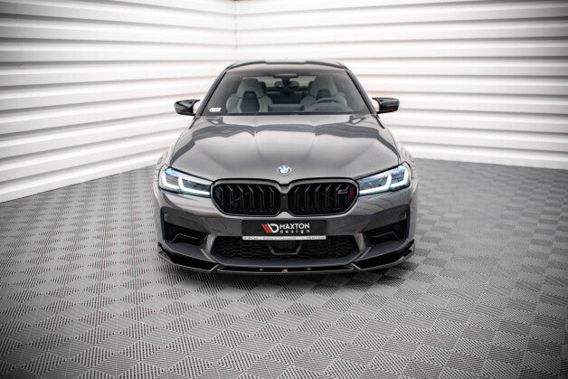 Frontlippe V.1 passend für BMW M5 F90 FL schwarz Hochglanz