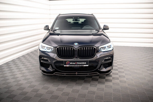 Frontlippe V.1 passend für BMW X3 M40d / M40i / M-Paket G01 schwarz Hochglanz