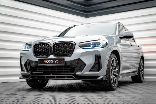 Frontlippe V.1 passend für BMW X4 M-Paket G02 FL schwarz Hochglanz