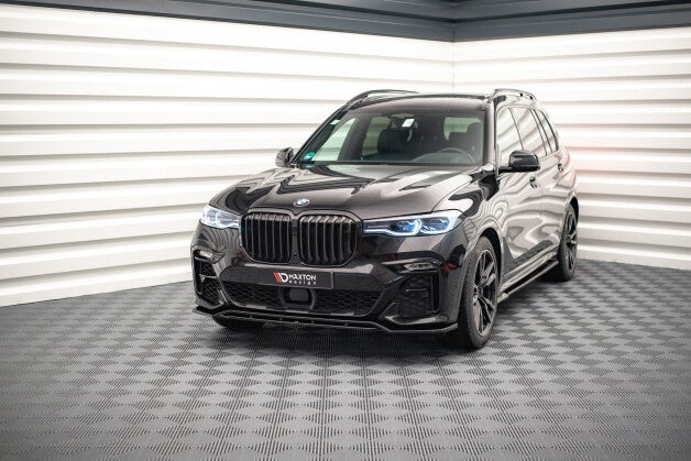 Frontlippe V.1 passend für BMW X7 M-Paket G07 schwarz Hochglanz
