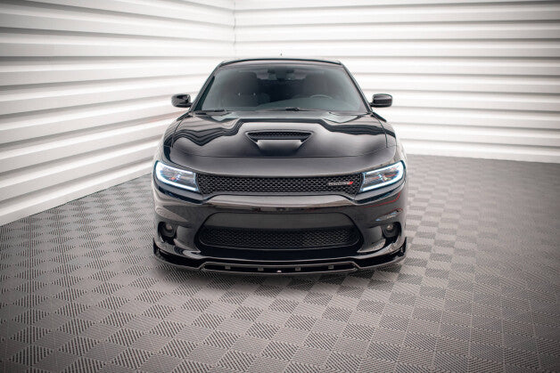 Frontlippe V.1 passend für Dodge Charger SRT Mk7 FL schwarz Hochglanz