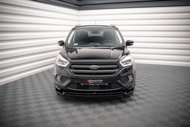 Frontlippe V.1 passend für Ford Escape ST-Line Mk3 schwarz Hochglanz