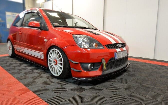 Frontlippe V.1 passend für Ford Fiesta ST Mk6 schwarz Hochglanz