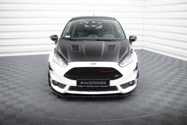 Frontlippe V.1 passend für Ford Fiesta ST Mk7 FL schwarz Hochglanz