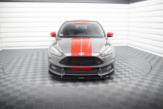 Frontlippe V.1 passend für Ford Focus ST Mk3 FL schwarz matt (4251937827994)