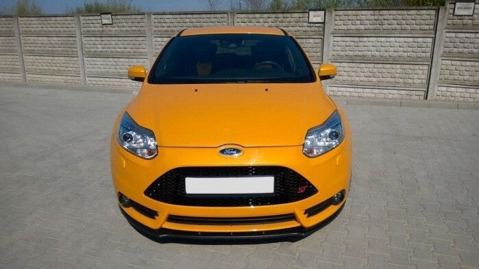 Frontlippe V.1 passend für Ford Focus ST Mk3 schwarz Hochglanz