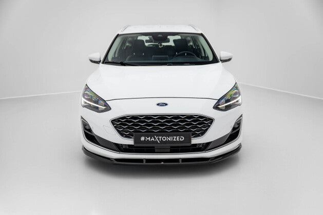 Frontlippe V.1 passend für Ford Focus Vignale Mk4 schwarz Hochglanz