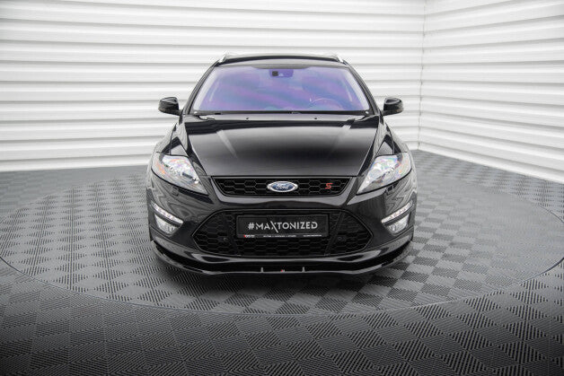 Frontlippe V.1 passend für Ford Mondeo ST-Line Limousine Mk4 FL schwarz Hochglanz