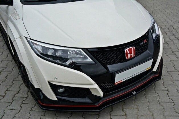 Frontlippe V.1 passend für Honda Civic IX TYPE R schwarz Hochglanz