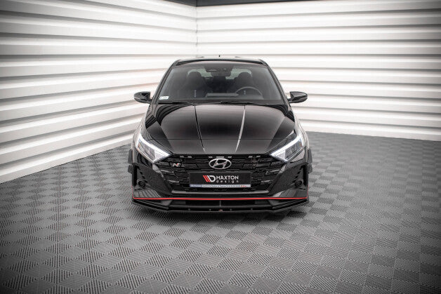 Frontlippe V.1 passend für Hyundai I20 N Mk3 schwarz Hochglanz