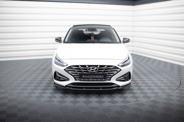 Frontlippe V.1 passend für Hyundai I30 Mk3 FL schwarz Hochglanz