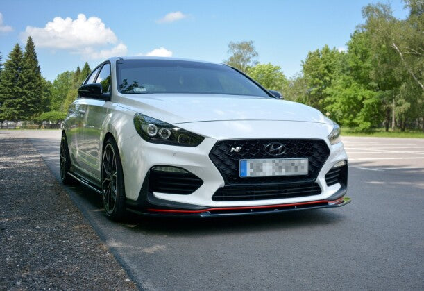 Frontlippe V.1 passend für Hyundai I30 Mk3 N schwarz Hochglanz