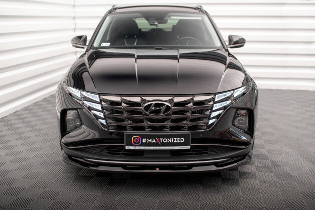 Frontlippe V.1 passend für Hyundai Tucson Mk4 schwarz Hochglanz
