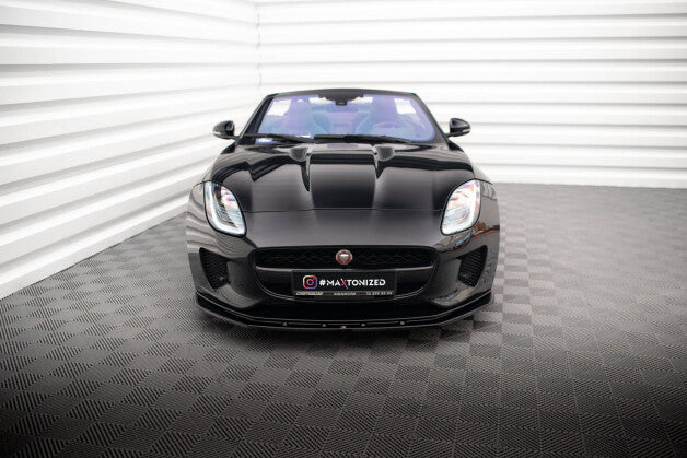 Frontlippe V.1 passend für Jaguar F-Type Mk1 FL schwarz Hochglanz