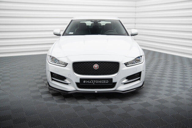 Frontlippe V.1 passend für Jaguar XE R-Sport X760 schwarz Hochglanz