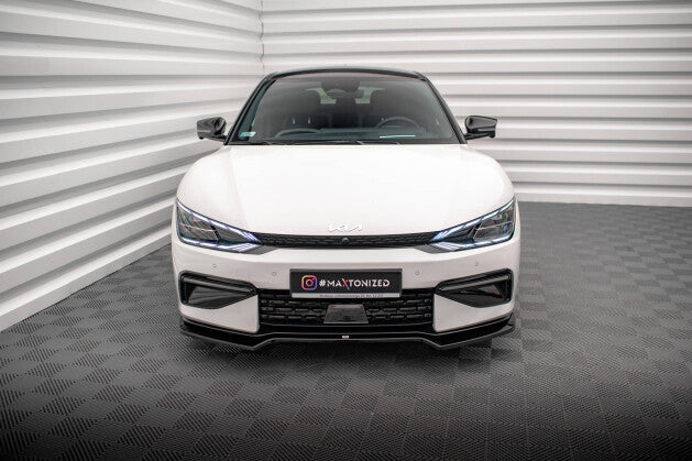 Frontlippe V.1 passend für Kia EV6 GT-Line Mk1 schwarz Hochglanz