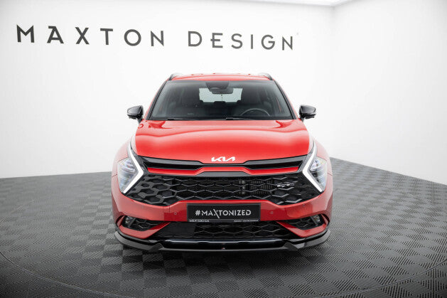 Frontlippe V.1 passend für Kia Sportage GT-Line Mk5 schwarz Hochglanz