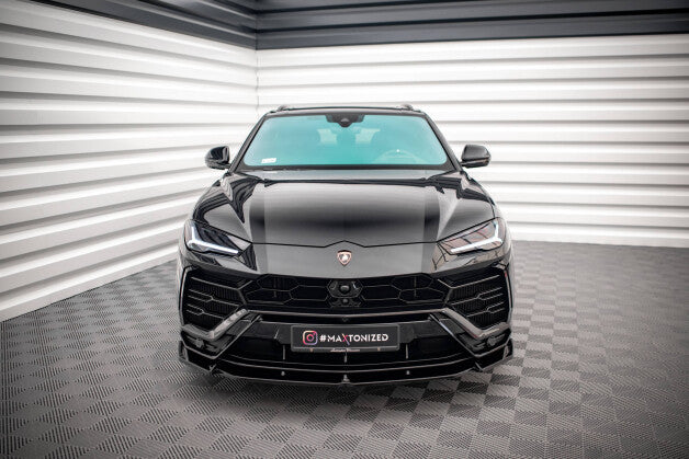 Frontlippe V.1 passend für Lamborghini Urus Mk1 schwarz Hochglanz