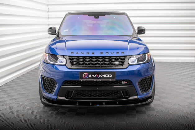 Frontlippe V.1 passend für Land Rover Range Rover Sport SVR Mk2 schwarz Hochglanz