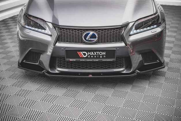 Frontlippe V.1 passend für Lexus GS F Sport Mk4 (L10) schwarz Hochglanz