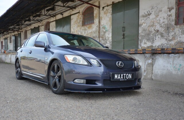 Frontlippe V.1 passend für Lexus GS Mk3 schwarz Hochglanz