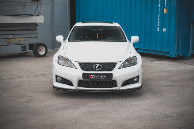 Frontlippe V.1 passend für Lexus IS F Mk2 schwarz Hochglanz