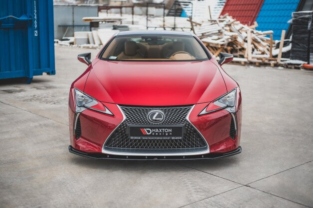 Frontlippe V.1 passend für Lexus LC 500 schwarz Hochglanz