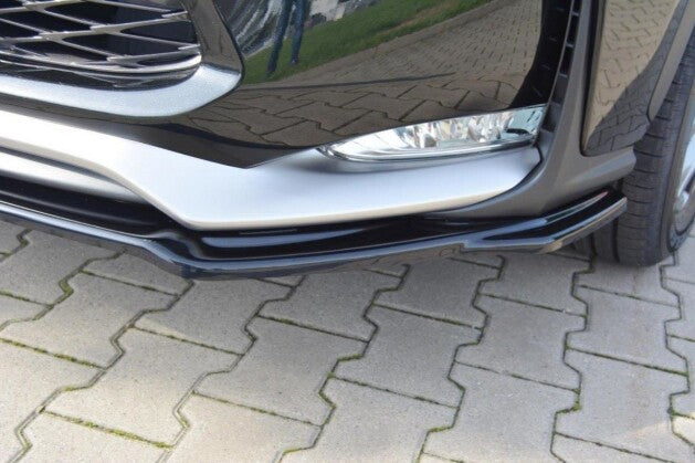 Frontlippe V.1 passend für Lexus NX Mk1 F-Sport schwarz Hochglanz