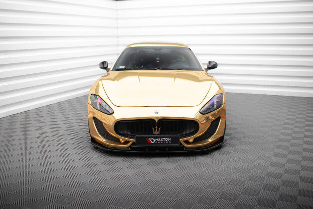Frontlippe V.1 passend für Maserati Granturismo Mk1 FL schwarz Hochglanz