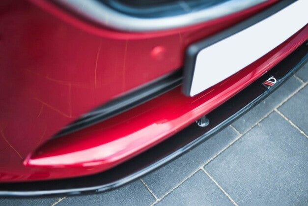 Frontlippe V.1 passend für Mazda 6 GJ (Mk3) FL schwarz Hochglanz