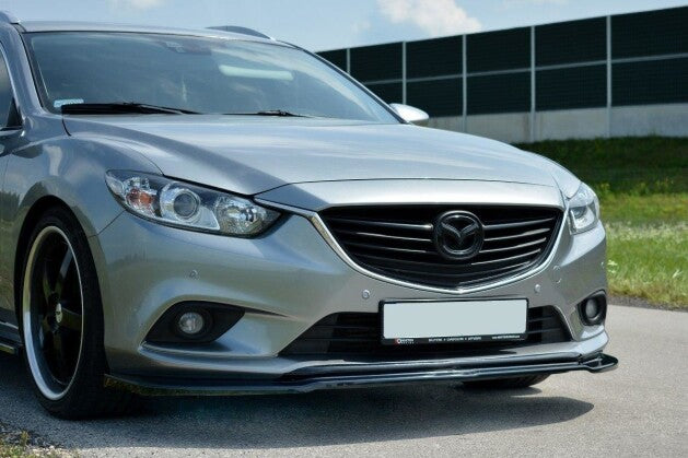 Frontlippe V.1 passend für Mazda 6 GJ (Mk3) schwarz Hochglanz
