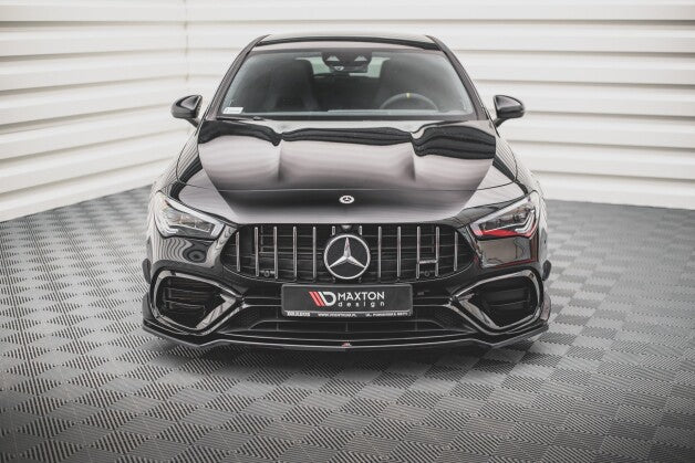 Frontlippe V.1 passend für Mercedes-AMG CLA 45 Aero C118 schwarz Hochglanz
