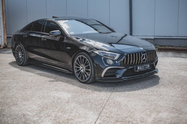 Frontlippe V.1 passend für Mercedes-AMG CLS 53 C257 schwarz Hochglanz