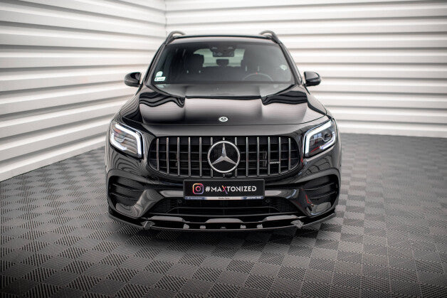 Frontlippe V.1 passend für Mercedes-AMG GLB 35 / AMG-Line X247 schwarz Hochglanz