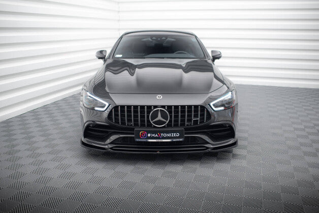 Frontlippe V.1 passend für Mercedes-AMG GT 53 4-Door Coupe X290 schwarz Hochglanz
