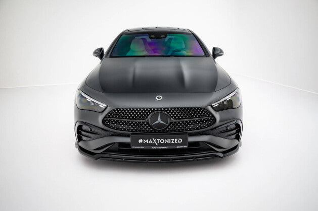 Frontlippe V.1 passend für Mercedes CLE AMG-Line C236 schwarz Hochglanz