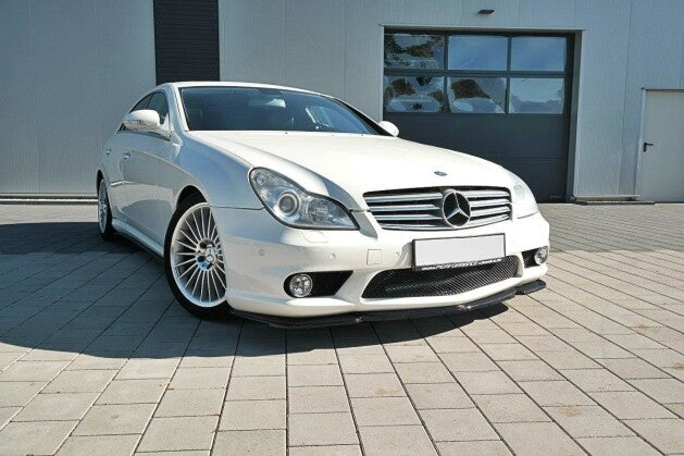 Frontlippe V.1 passend für Mercedes CLS C219 55AMG schwarz Hochglanz