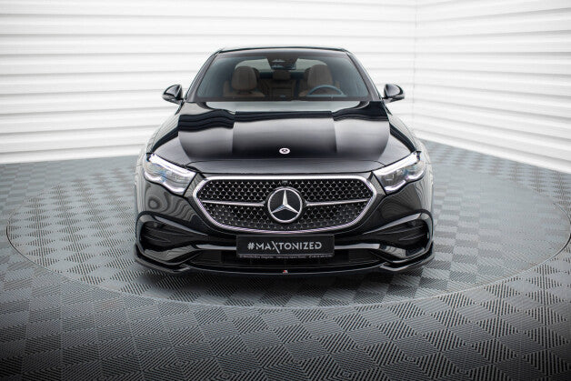 Frontlippe V.1 passend für Mercedes E AMG-Line W214 schwarz Hochglanz