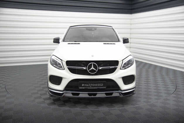 Frontlippe V.1 passend für Mercedes GLE Coupe 43 AMG / AMG-Line C292 schwarz Hochglanz