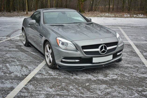 Frontlippe V.1 passend für Mercedes SLK R172 schwarz Hochglanz